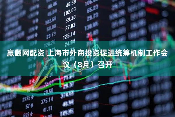 赢翻网配资 上海市外商投资促进统筹机制工作会议（8月）召开